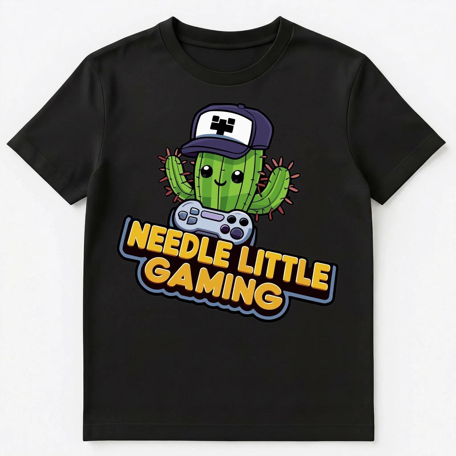 Funny Cactus Gamer Playing Video Games Pun Unisex T-Shirt 2XL