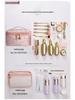 2025 Women's Large Capacity Velvet Cosmetic Bag - Portable, Stylish, Luxurious