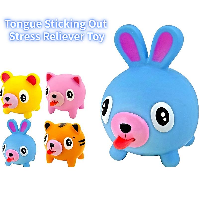 

Креативная сенсорная игрушка-непоседа, милое животное, кричащий язык, торчащий игрушка для снятия стресса, вокальная кукла, игрушка для декомпрессии