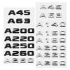 Stop ABS Naklejka z Emblematem na Klapę Bagażnika Samochodu dla Mercedes Benz Klasa A A45 A63 A140 A160 A180 A200 A220 A250 A260 Emblemat Tylnego Bagażnika