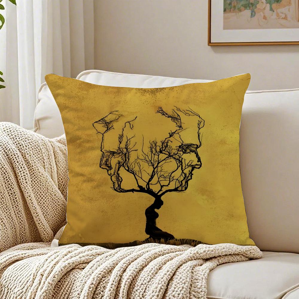 Movie Noir TTrue DDetective Cushion Cover Pillowcase Antidustmite Living Room Sofa Decor Cushion Room