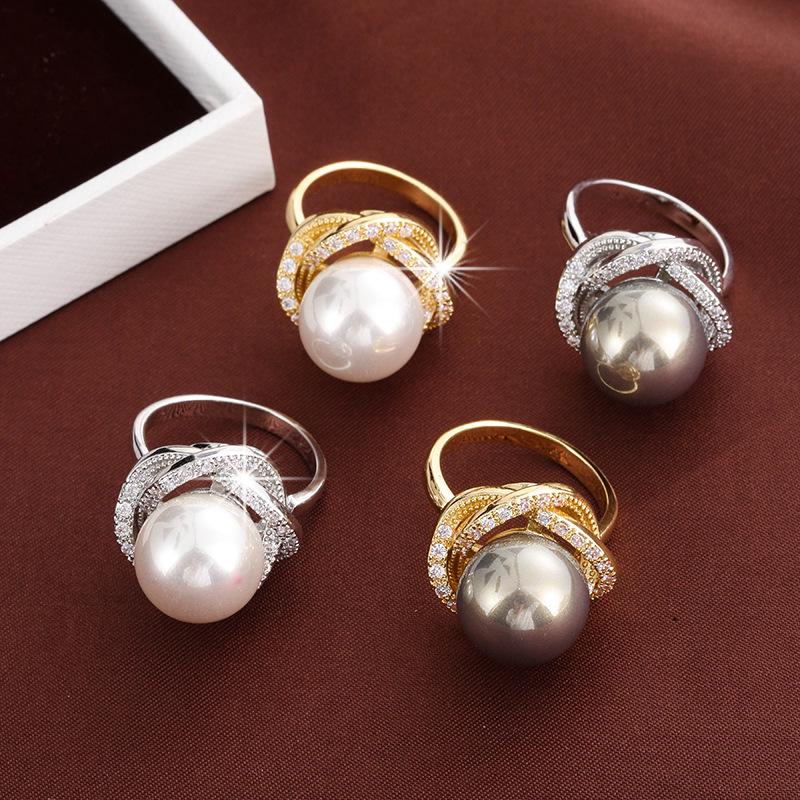 Exquisite Princess Qianjin Layered Bead Open Ring - Versatile Women's Jewelry