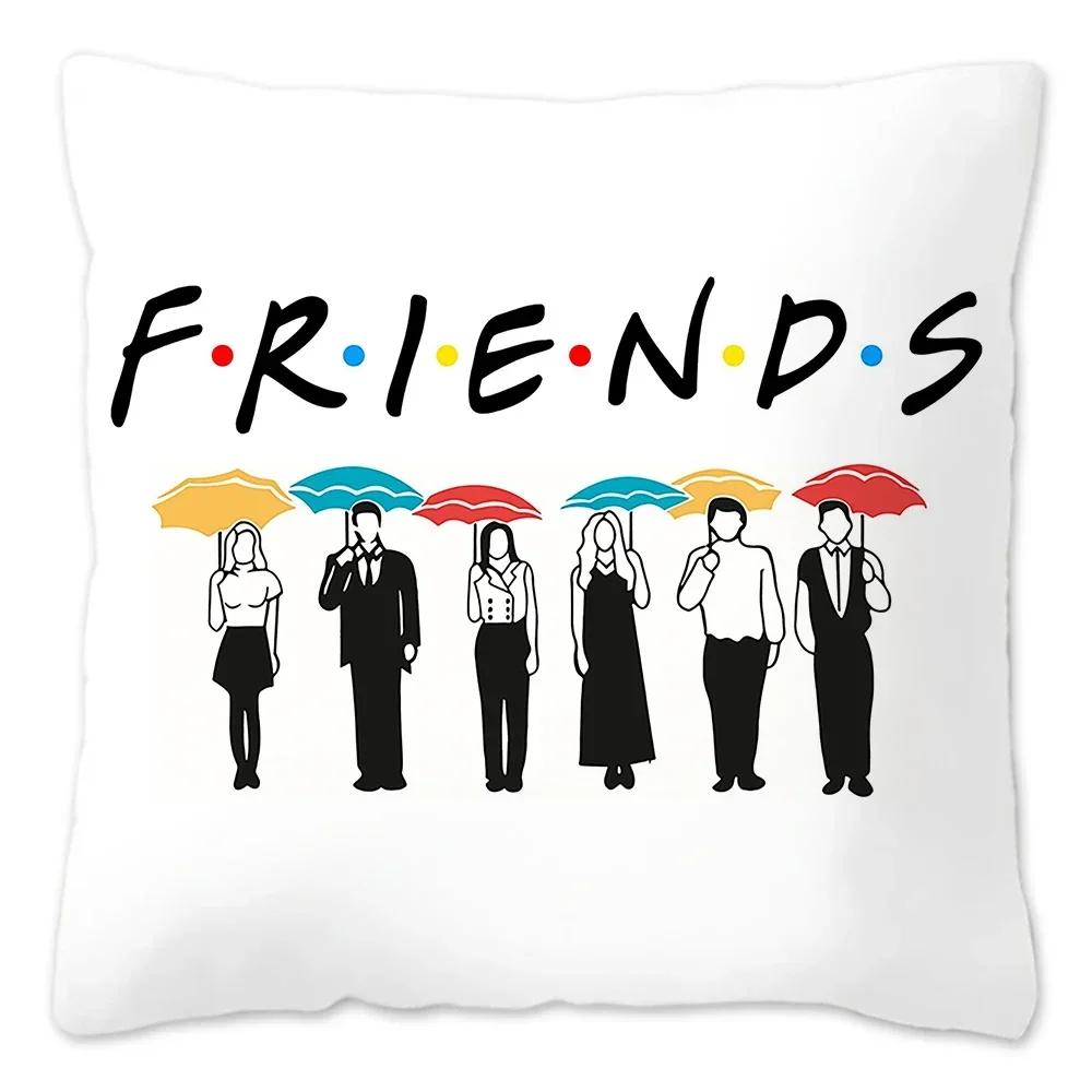 Federe Cuscino Decorazione Soggiorno Serie TV Friends Copricuscino da Esterno per Sedia Copricuscino Decorativo Colore Sedia