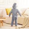 LOLANTA Kigurumi Baby Halloween Weihnachten Größen Kinder Overalls, Kostüm, Kostüm, Hai, Grau, 120-135