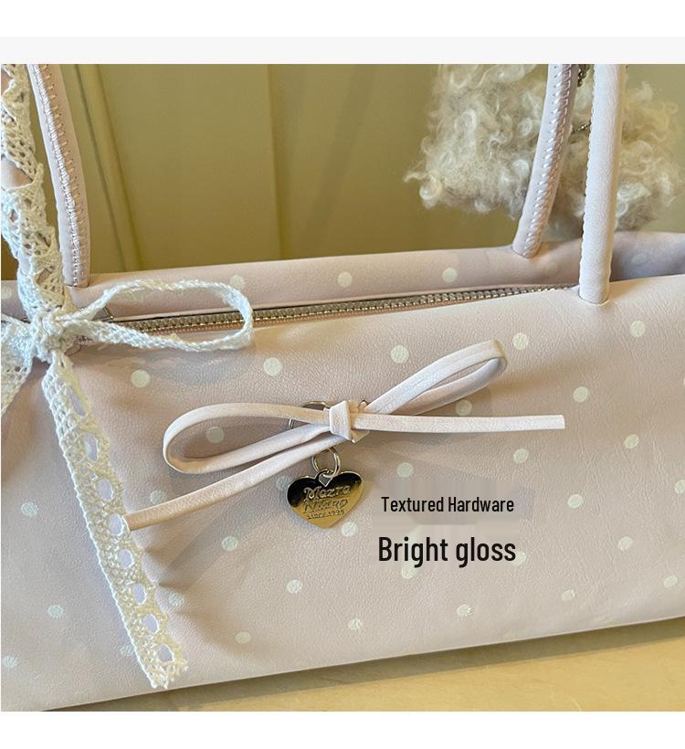 Korean Retro Women's Shoulder Bag - 2026 Autumn/Winter Light Luxury Crossbody