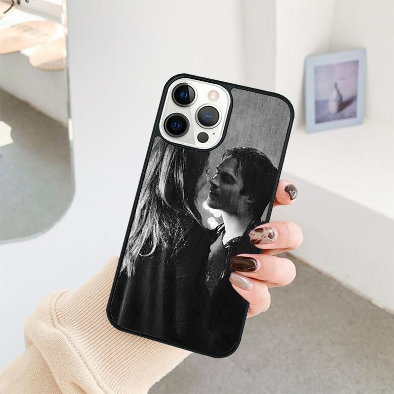 Elena Damon The Vampire Diaries Handyhülle Für iPhone 17 Air 16 15 14 11 12 13 Pro MAX Plus Hülle Cover Schale