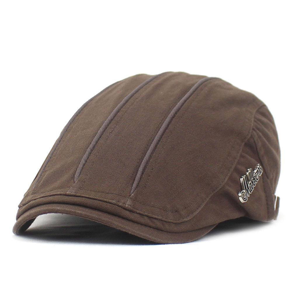 New Cotton Hat Men's and Women's Fashion Casual Beret Cap Men's Forward Hat