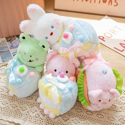 Cute Sweet Pet Cake Doll Burger Pig Plush Toy Doll Doll Birthday Gift Companion Gift