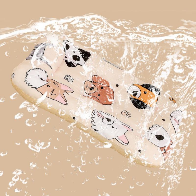 Pet Mat Suitable for All Seasons Breathable Soft Comfortable Cotton Pad Washable Anti Slip Wear-resistant Pet for Both Cats and Dogs Sleeping Bed