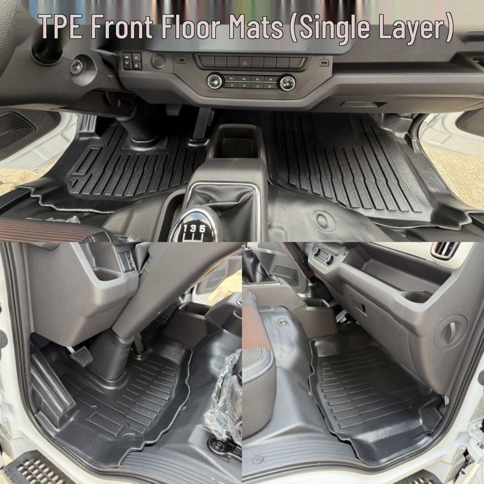 Durable, lightweight TPE floor mats for Foton Aoling 5/6/M5/M6 trucks. Foton Aoling 5/M5