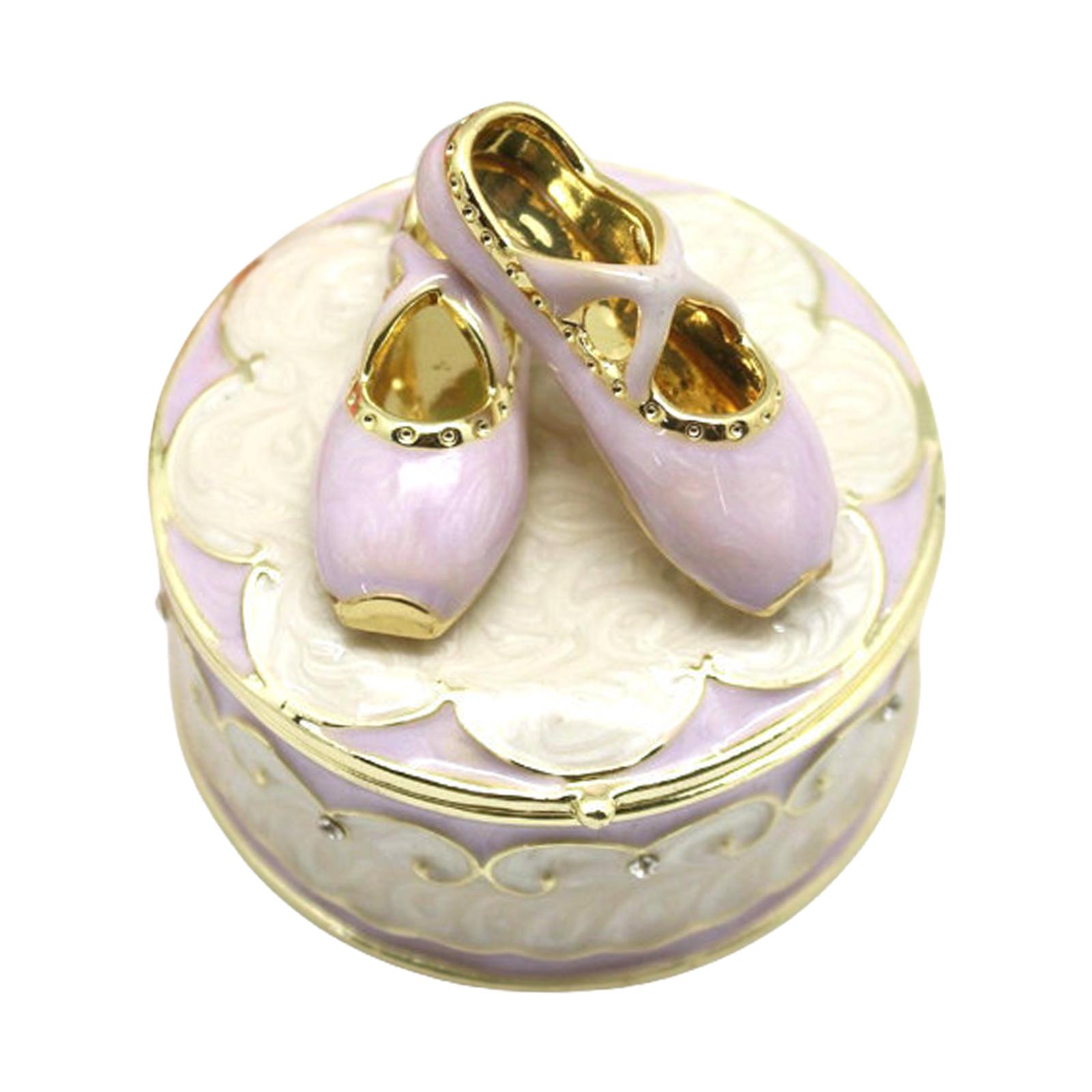 

Шикарный органайзер для украшений на балетную тематику, портативный сундучок для драгоценностей в стиле балерины, женственное решение для хранения аксессуаров фиолетовый