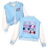 Bambine Ragazze Anime Cartone Animato Cantante POP Super Star Rumi Zoey Mira Stampato Casual Maniche Lunghe Giacca da Baseball Cappotto