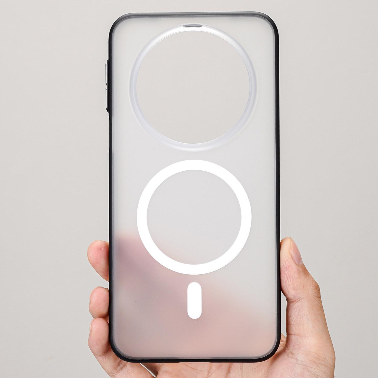 For Huawei Mate 80 Pro Case Simple Magnetic Acrylic Matte Transparent Phone Cover For Huawei Mate 80 Shockproof Bumper Huawei Mate 80 Pro белый