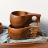Kaffeelöffel aus Naturholz/Kaffeebrühbecher mit präziser Messung für gleichmäßiges Brühen und natürliche Holzmaserung