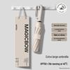 280-Bone Ring Buckle Automatic Sun & Rain Folding Umbrella: Large, Reinforced for Heavy Rain, UV Protection