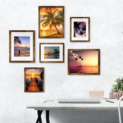 Bilderrahmen aus Holz, minimalistischer Bilderrahmen mit Plexiglasabdeckung, Tischdisplay, Wandmontage, Bilderrahmen für die Dekoration zu Hause oder im Büro
