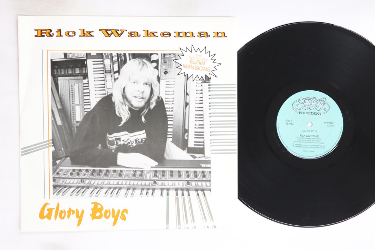 

12-дюймовая пластинка RICK WAKEMAN - Glory Boys 12WAKE1 TBG 1984 UK Рок Б/У