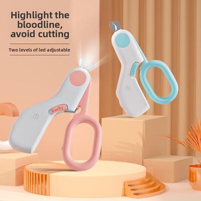 Pet Nail Clippers, Cat and Dog Nail Clippers, LED Blood Line Light, Pet Nail Clippers