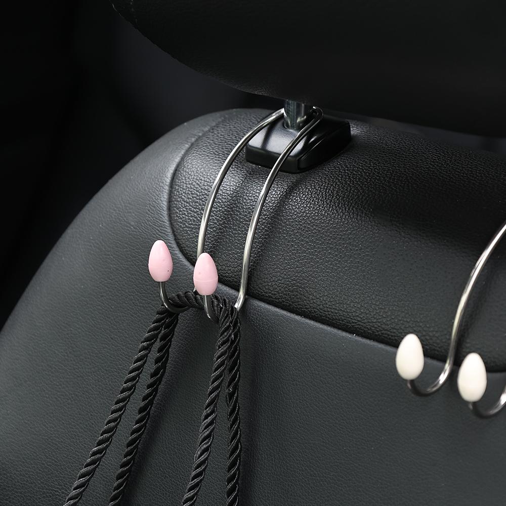 Car Seat Hook Hidden Back Seat Headrest Hanger for Handbag Shopping Bag Coat Storage Hanger Car Accessories Hook Auto Organizer