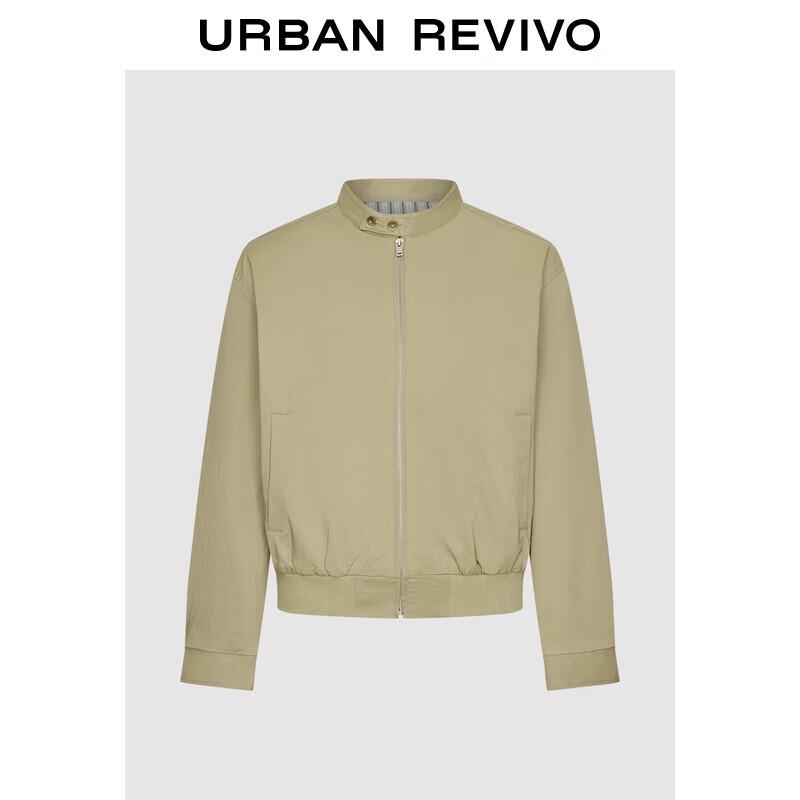 

UR2025 Men s Retro Amber Glow Stand-Collar Jacket L