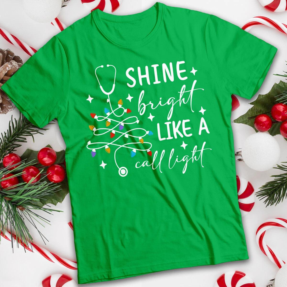 

Mens and Womens Stethoscope Christmas T-Shirt Tee #MC 120