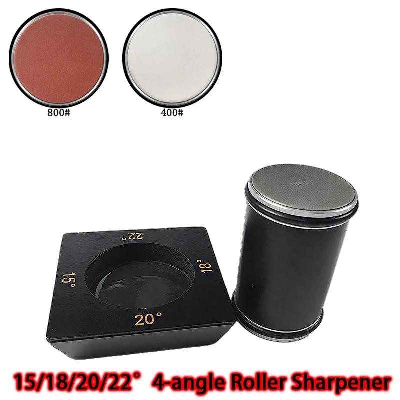 

4 Angle Options 15° 18° 20° 22° Roller Knife Sharpener Efficient Blade Sharpening Tool for Cooking & Butchery Knives Four-angle