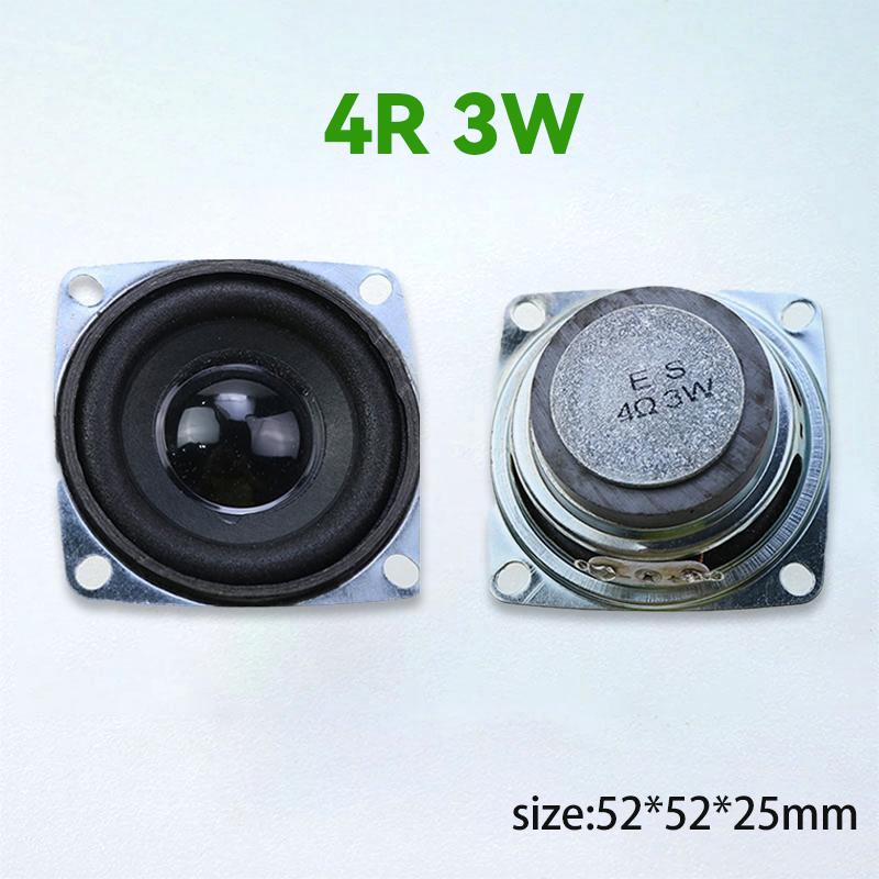 2PCS Speaker Horn 4R 3W 5W Diameter 36mm 40mm 45mm 50mm 52mm 57mm 78mm Amplifier Rubber Gasket Loudspeaker Trumpet 4 Ohm