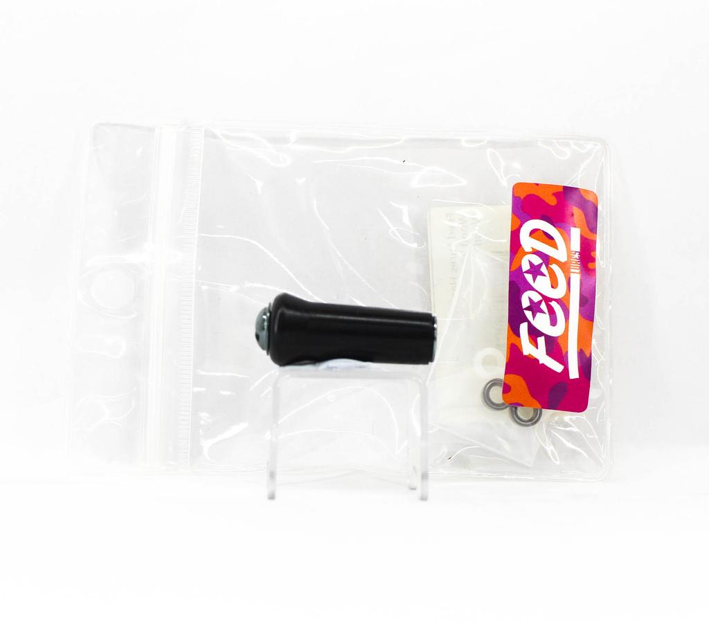 Feed Griffknopf HM Holz 33mm Gerade Dunkles Holz (7260)