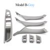 LHD Schwarze Kohlefaser Auto Armlehne Schalterblende Türgriff Abdeckung Zierleiste Für BMW 5er F10 F11 520 523 525 528 530 535