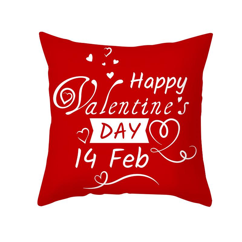 New Valentine's Day Theme Pillow Cover Home Pillow Cushion Cover