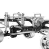 RC Car Chassis Frame Kit Aluminium Alloy Frame with Wheel Hubs for   SCX24 C10 1/24 RC Car