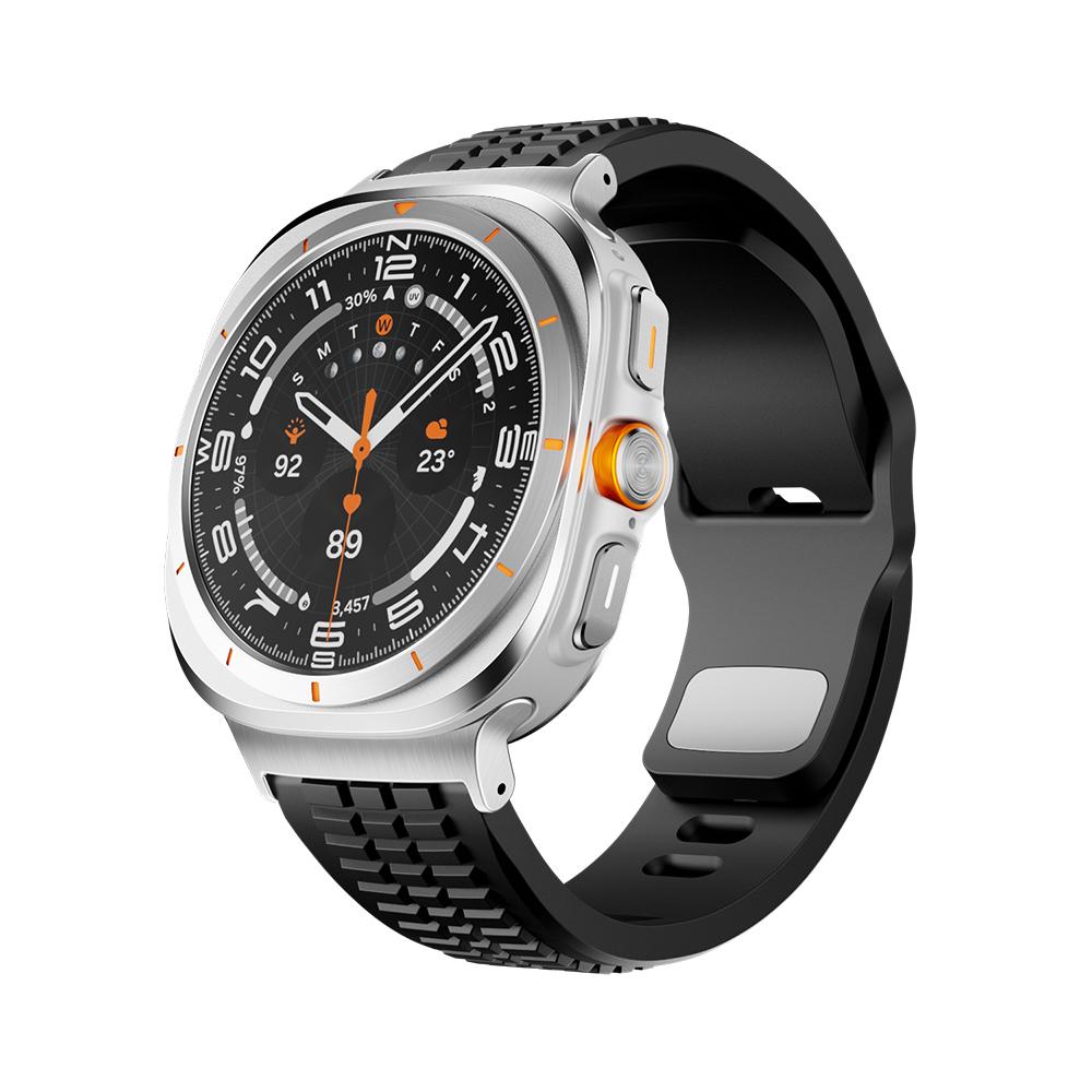 Sport Silicone Strap for Samsung Galaxy Watch Ultra 2025 Bracelet Men Wrist Band for Samsung Galaxy Watch Ultra 47mm 2024 Correa