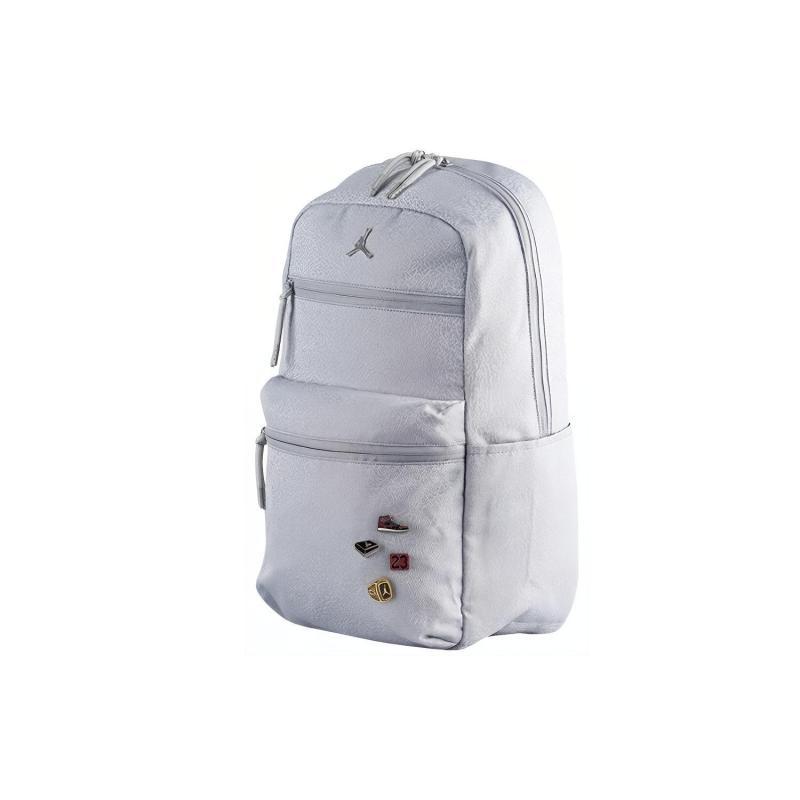 Jordan Polyester Backpack Regular Unisex Concrete Gray Jordan 9A0090-G3A
