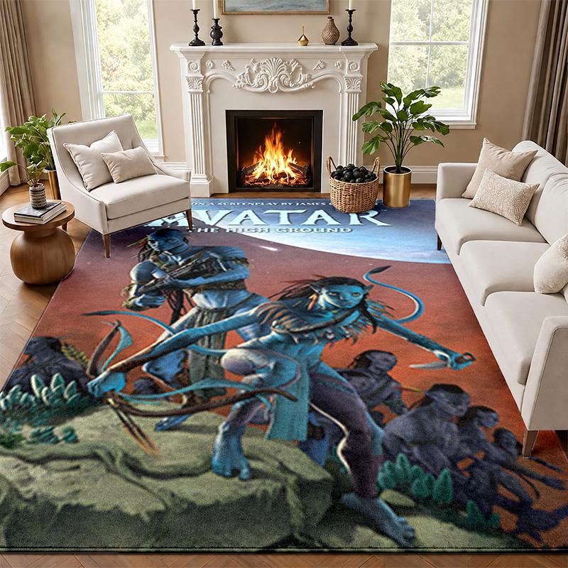 Avatar Carpet Door Mat for Living Room or Bedroom Protective Mat Under Chair Office Decoration Christmas Gift Birthday Present