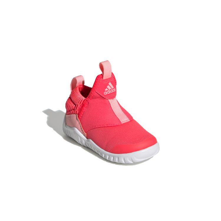 Adidas Rapida Pu Cushioning Low-Top Walking Shoes Baby Shoes Rose-Red EH1694