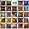 18" Cotton Halloween Linen Throw Pillow Case Cushion Cover Party Home Decor Sofa