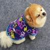 Pet Dog Puppy Winter Soft Warm Heart Star Print Clothes Coat Costume Apparel