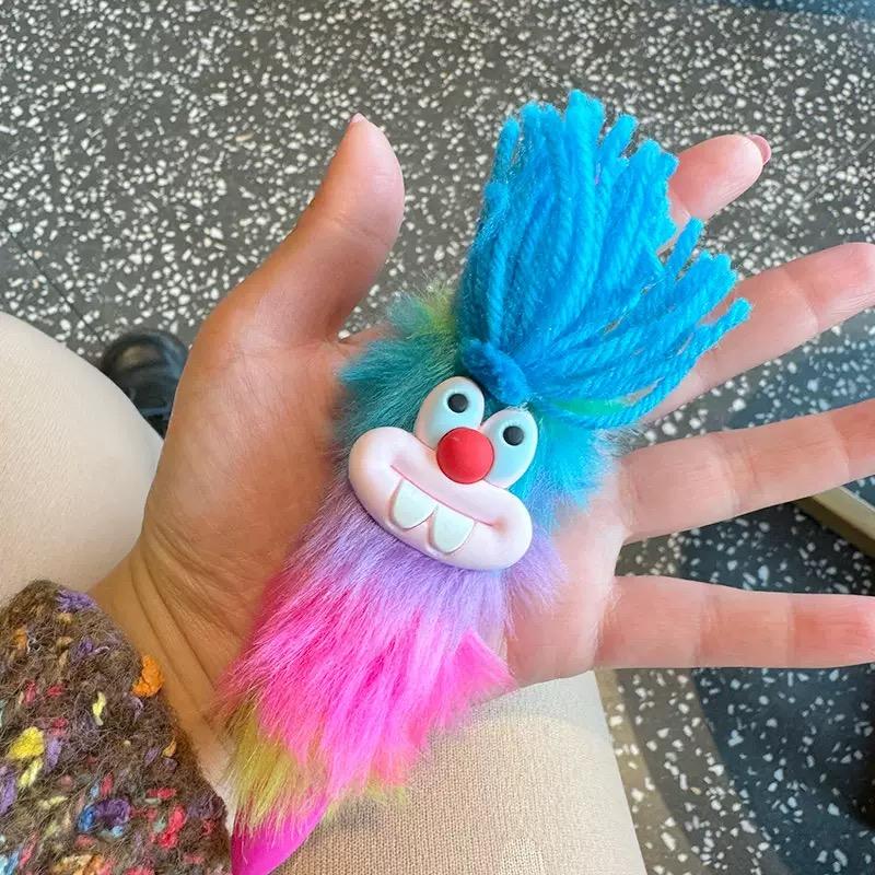 4Pcs Colorful Cute Plush Rabbit Black Ball-Point Pen For School Students Or Office Use Writing Stationery Student Exam Pens
