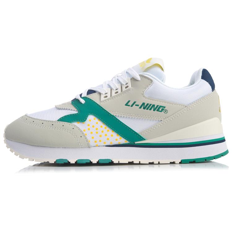 

new LiNing 001 Origin Anti Slip Wear Resistant Low Top Casual Shoes Men s White Green 45