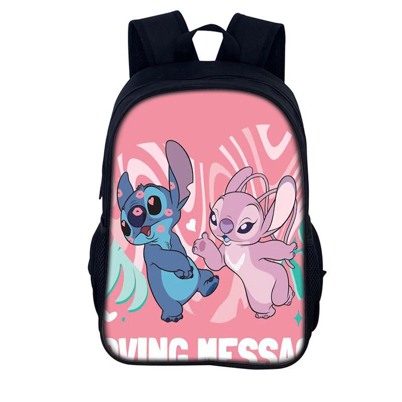 Stitch Kids Backpack With Polyester Material For Daily Use And Storage