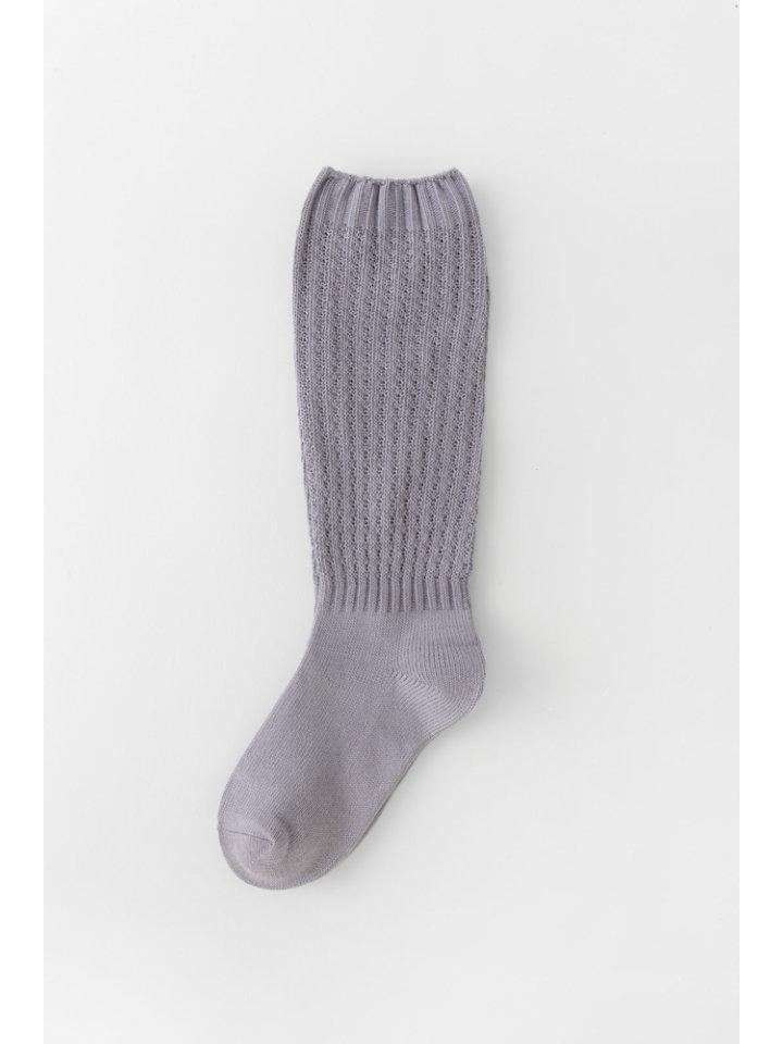 

Осенне-зимние утягивающие экстрадлинные сетчатые женские носки до середины икры - Мягкие, фасон фонарик , широкое голенище, многослойный дизайн One Size