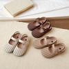 Summer New Kids Sandals Hollow-Out Breathable Girls Causal Flat Shoes Non-Slip School Children Fashion Retro Sandals