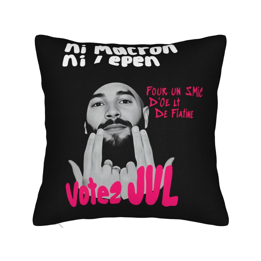 Pillow Cover French Rapper JUL Novelty Pillow Case For Sofa Home Decoration Pillowcases