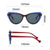 Oversized Cat Eyes Near Sight Sunglasses for Women Blue Light Blocking Myopia Glasses UV Protection Goggle Shades 0 To -4.0