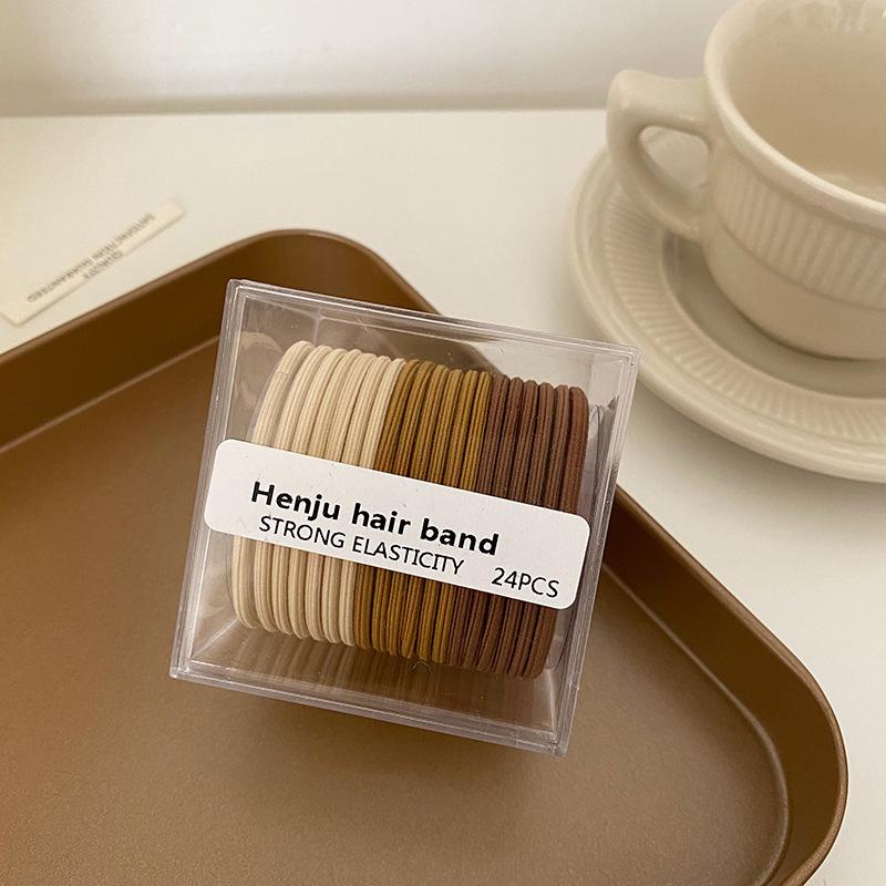 

Повязка на голову в стиле знаменитостей 2025 года — высокая эластичная резинка для волос