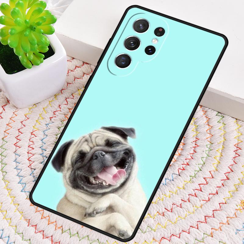 CUTE PUPPY PUG DOG MOPS Phone Case for Samsung Galaxy Note 10 Pro S26 Ultra S23 S24 FE S25 S21 S22 PLUS Shockproof Cove