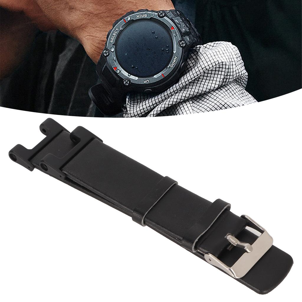 Leather Watch Band Wrist Watch Bands Double Sided Smartwatch Strap Replacement for Pro
