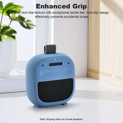 Housse en Silicone Antichoc Housse de Protection en Silicone pour Enceinte Bluetooth Bose SoundLink Micro 2