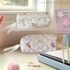 1 Pc Cute Bear Prints Pencil Case Pen Bag Large-capacity Student Stationery Storage Bag Portable Fashion Girly Cosmetic Bag