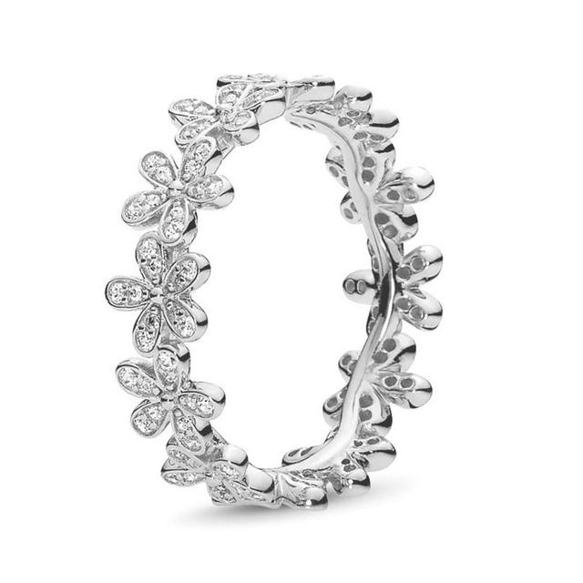 Anel Empilhável Cor Ouro Estilo Europeu Coroa Flor Anel de Dedo Para Mulheres Esposa Joia de Casamento Noivado Oferta Especial